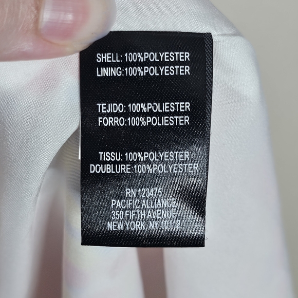 Tahari multi-colored polka dot high neck sleeveless dress size 12 - Picture 4 of 7